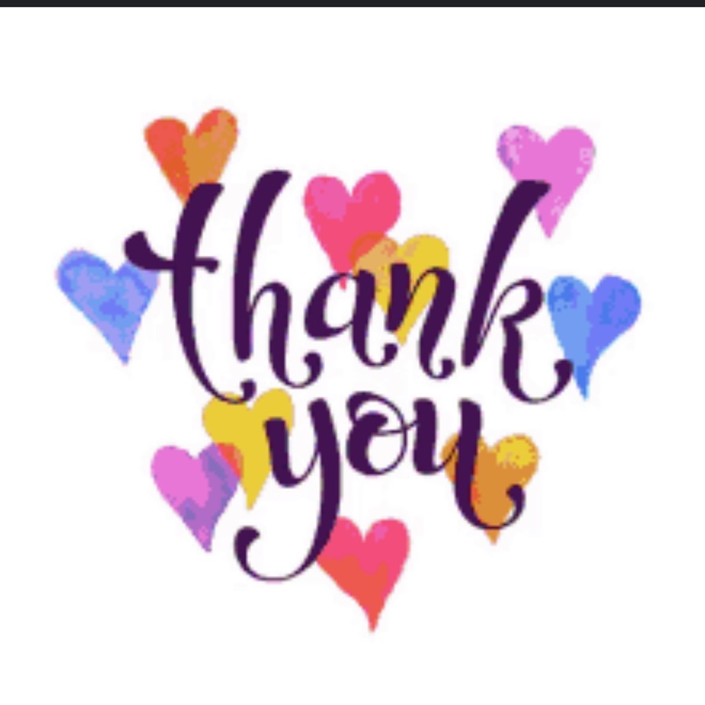 We just wanted to say thank you! 🙏
